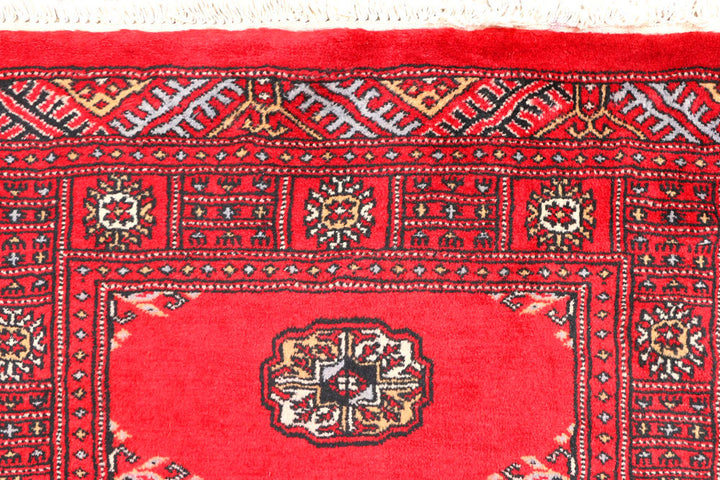 Red Bokhara 2' 6 x 6' 6 - No. 45116 - ALRUG Rug Store