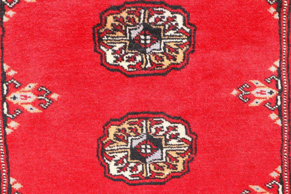Red Bokhara 2' 6 x 6' 6 - No. 45116 - ALRUG Rug Store