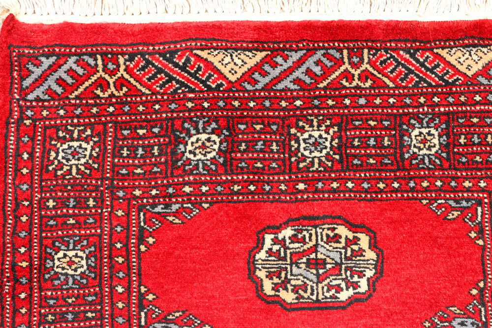 Red Bokhara 2' 6 x 6' 3 - No. 45119 - ALRUG Rug Store