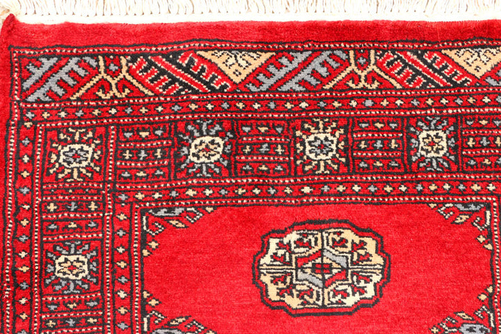 Red Bokhara 2' 6 x 6' 3 - No. 45119 - ALRUG Rug Store