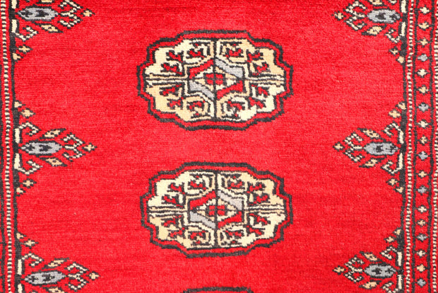 Red Bokhara 2' 6 x 6' 3 - No. 45119 - ALRUG Rug Store