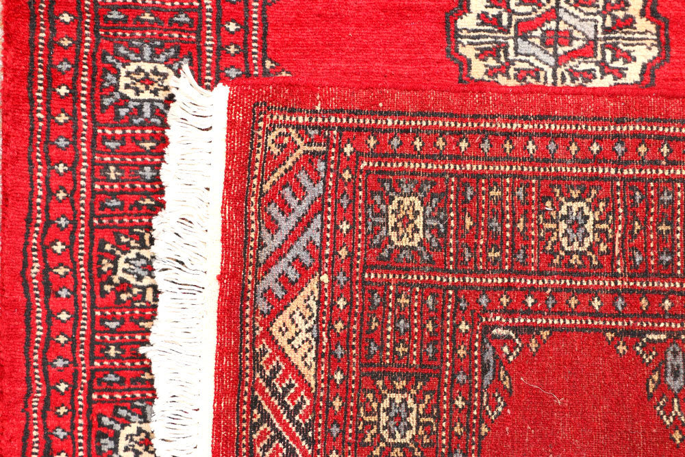Red Bokhara 2' 6 x 6' 3 - No. 45119 - ALRUG Rug Store
