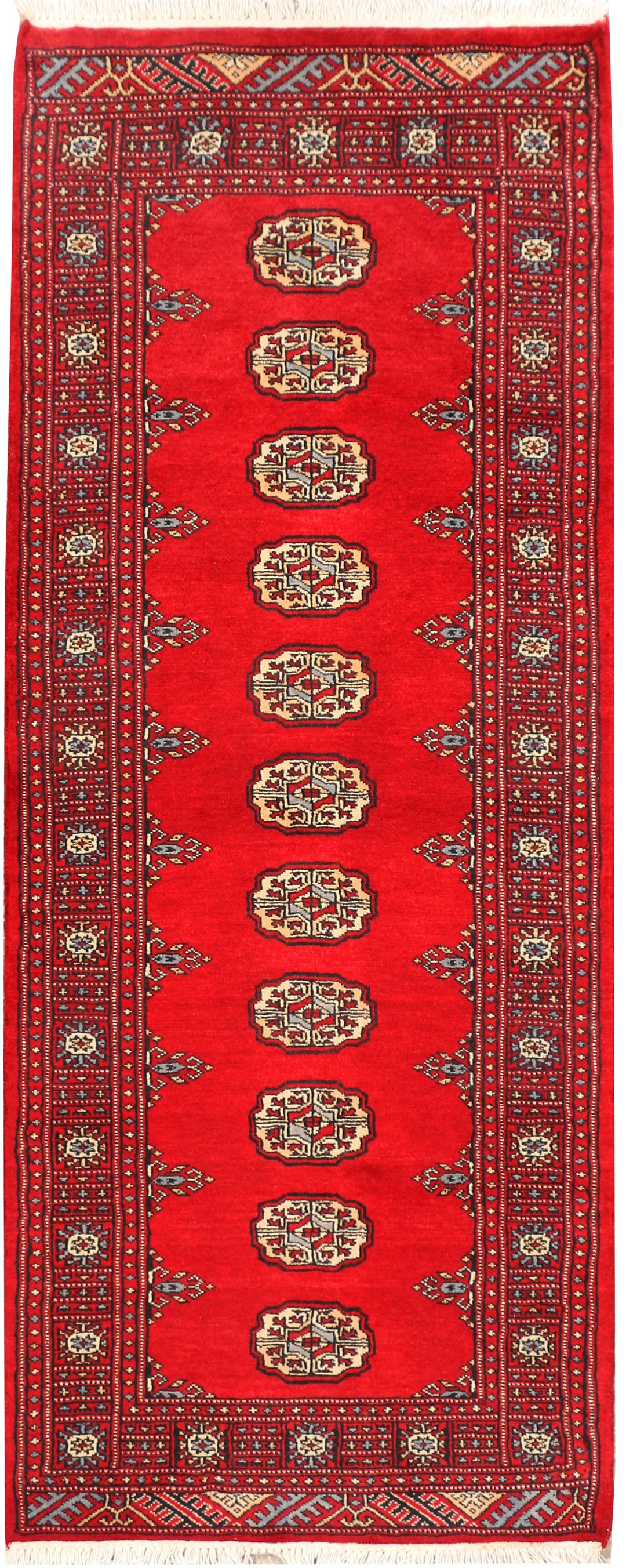 Red Bokhara 2' 6 x 6' 3 - No. 45119 - ALRUG Rug Store