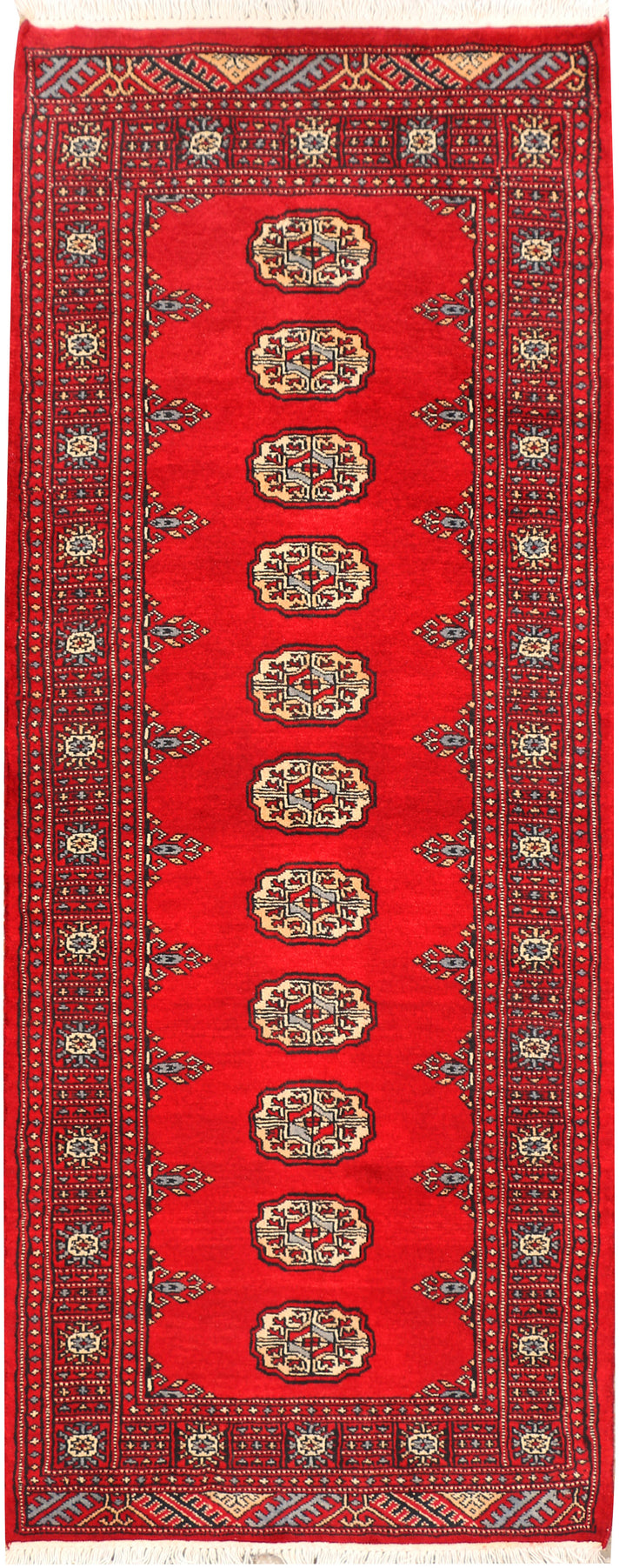 Red Bokhara 2' 6 x 6' 3 - No. 45119 - ALRUG Rug Store