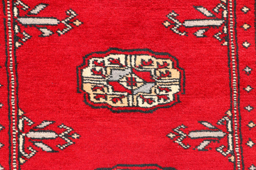 Red Bokhara 2' 6 x 6' 5 - No. 45120 - ALRUG Rug Store