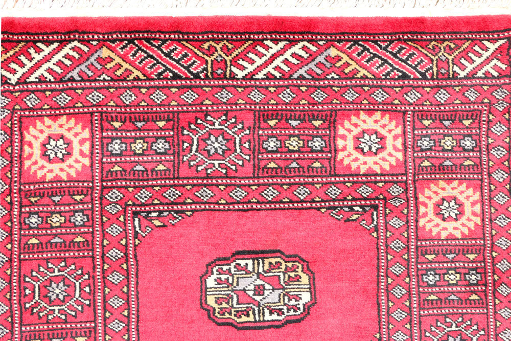 Crimson Bokhara 2' 6 x 6' 9 - No. 45121 - ALRUG Rug Store