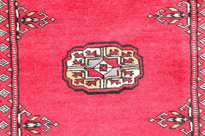 Crimson Bokhara 2' 6 x 6' 9 - No. 45121 - ALRUG Rug Store
