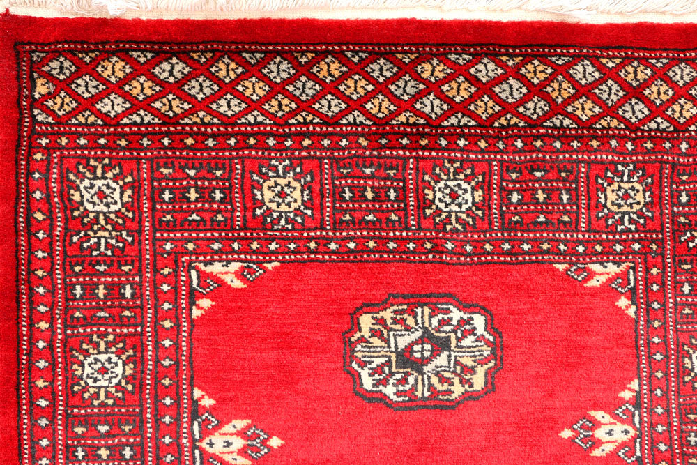 Red Bokhara 2' 7 x 6' 10 - No. 45124 - ALRUG Rug Store