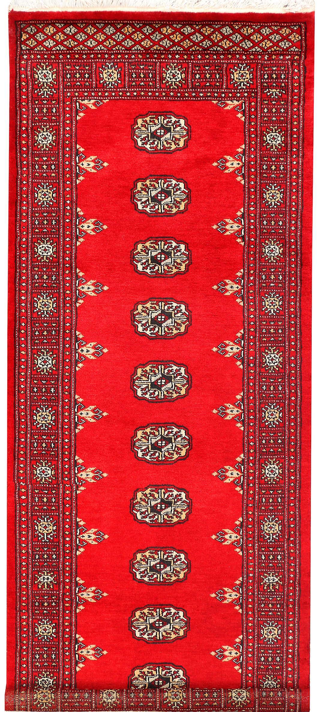 Red Bokhara 2' 7 x 6' 10 - No. 45124 - ALRUG Rug Store
