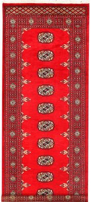 Red Bokhara 2' 7 x 6' 10 - No. 45124 - ALRUG Rug Store
