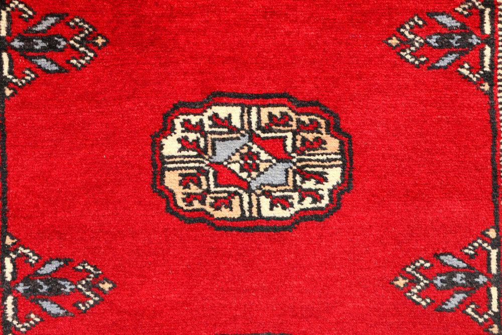 Red Bokhara 2' 6 x 6' 8 - No. 45130 - ALRUG Rug Store