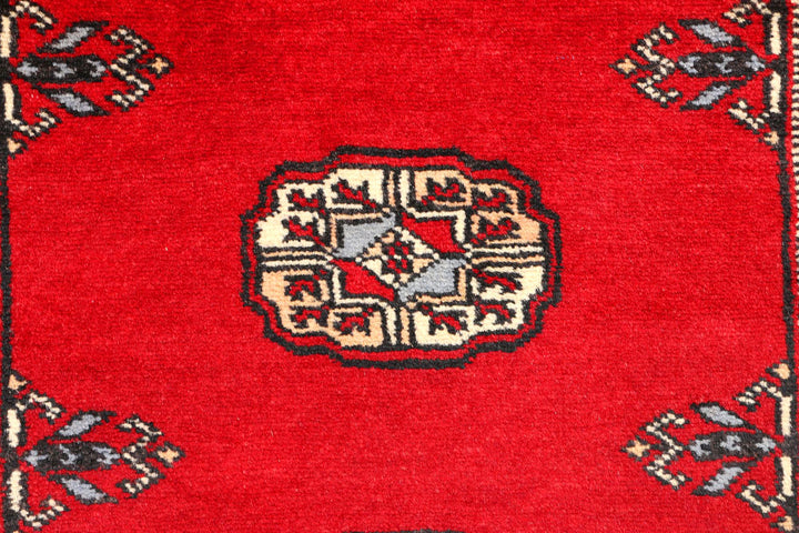 Red Bokhara 2' 6 x 6' 8 - No. 45130 - ALRUG Rug Store