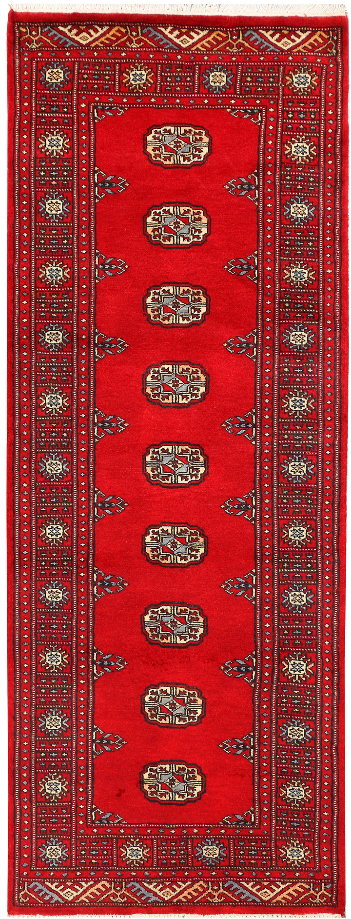 Red Bokhara 2' 6 x 6' 8 - No. 45130 - ALRUG Rug Store