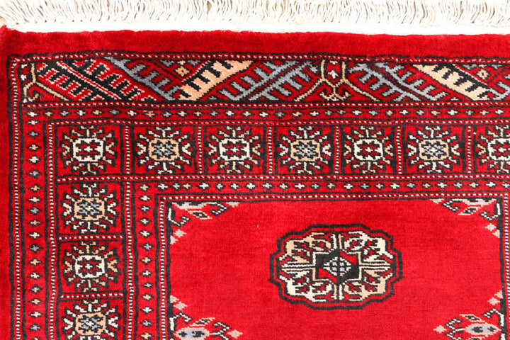 Red Bokhara 2' 7 x 6' - No. 45131 - ALRUG Rug Store