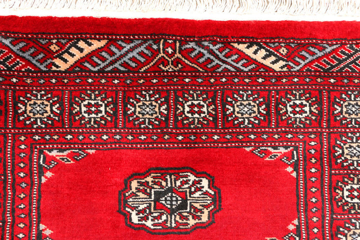 Red Bokhara 2' 7 x 6' - No. 45131 - ALRUG Rug Store