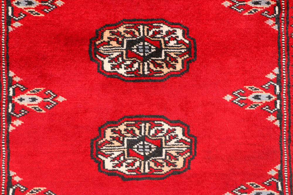Red Bokhara 2' 7 x 6' - No. 45131 - ALRUG Rug Store