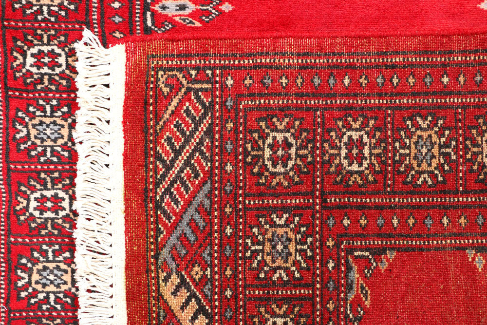 Red Bokhara 2' 7 x 6' - No. 45131 - ALRUG Rug Store