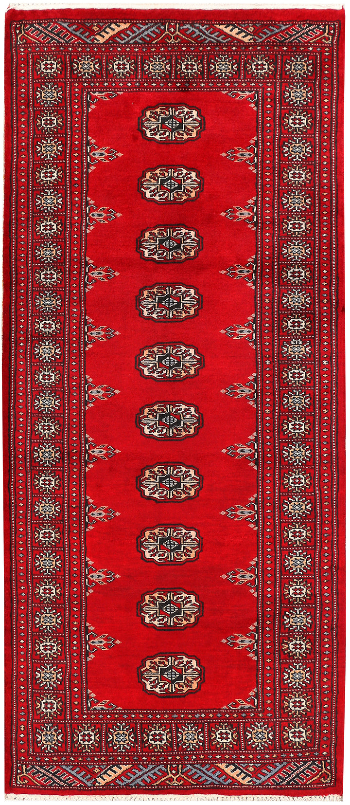 Red Bokhara 2' 7 x 6' - No. 45131 - ALRUG Rug Store