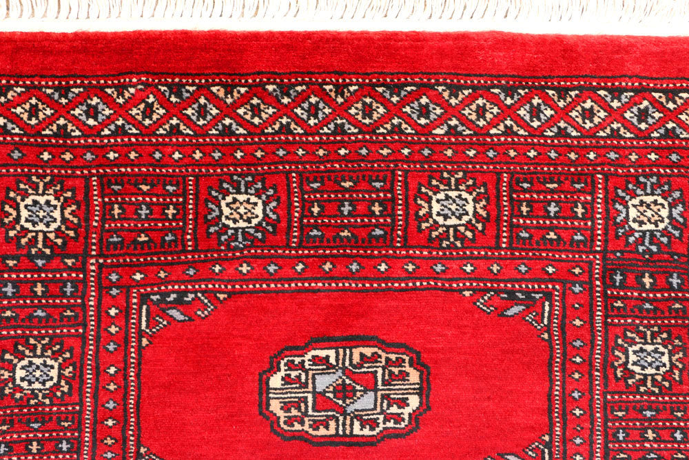Dark Red Bokhara 2' 6 x 6' 5 - No. 45133 - ALRUG Rug Store