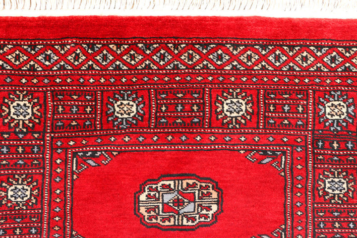 Dark Red Bokhara 2' 6 x 6' 5 - No. 45133 - ALRUG Rug Store