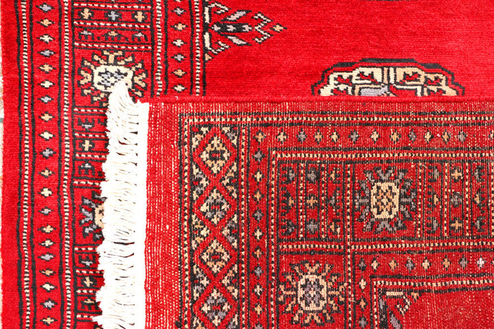 Dark Red Bokhara 2' 6 x 6' 5 - No. 45133 - ALRUG Rug Store