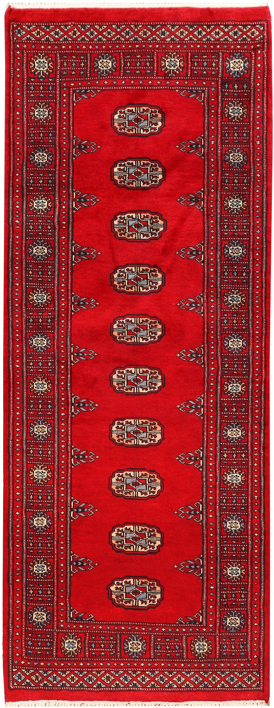 Dark Red Bokhara 2' 6 x 6' 5 - No. 45133 - ALRUG Rug Store