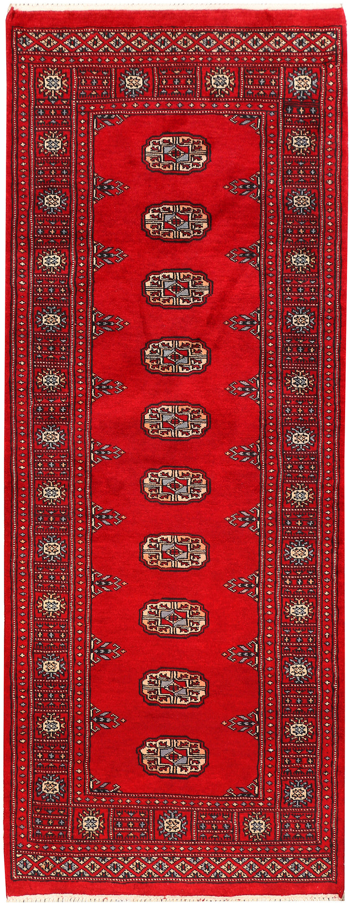 Dark Red Bokhara 2' 6 x 6' 5 - No. 45133 - ALRUG Rug Store