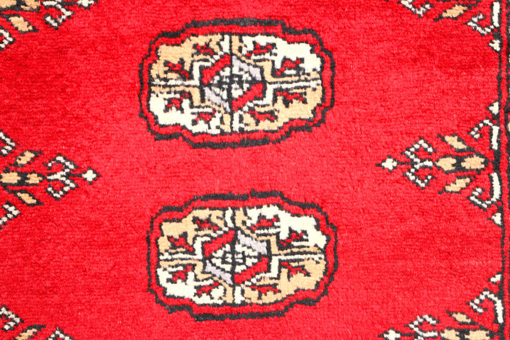 Dark Red Bokhara 2' 7 x 6' 11 - No. 45135 - ALRUG Rug Store