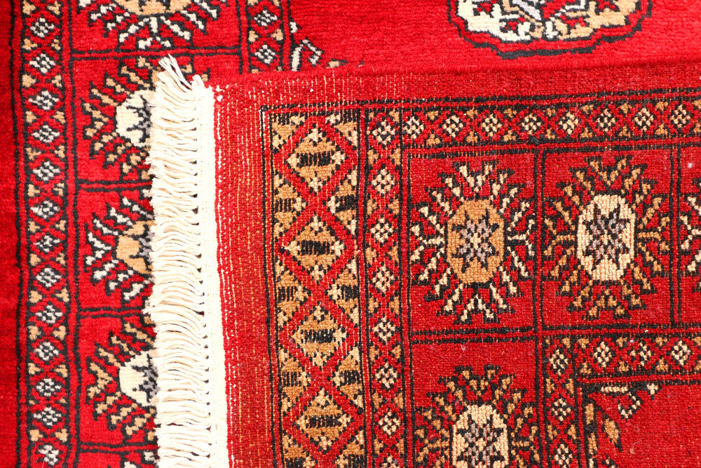 Dark Red Bokhara 2' 7 x 6' 11 - No. 45135 - ALRUG Rug Store