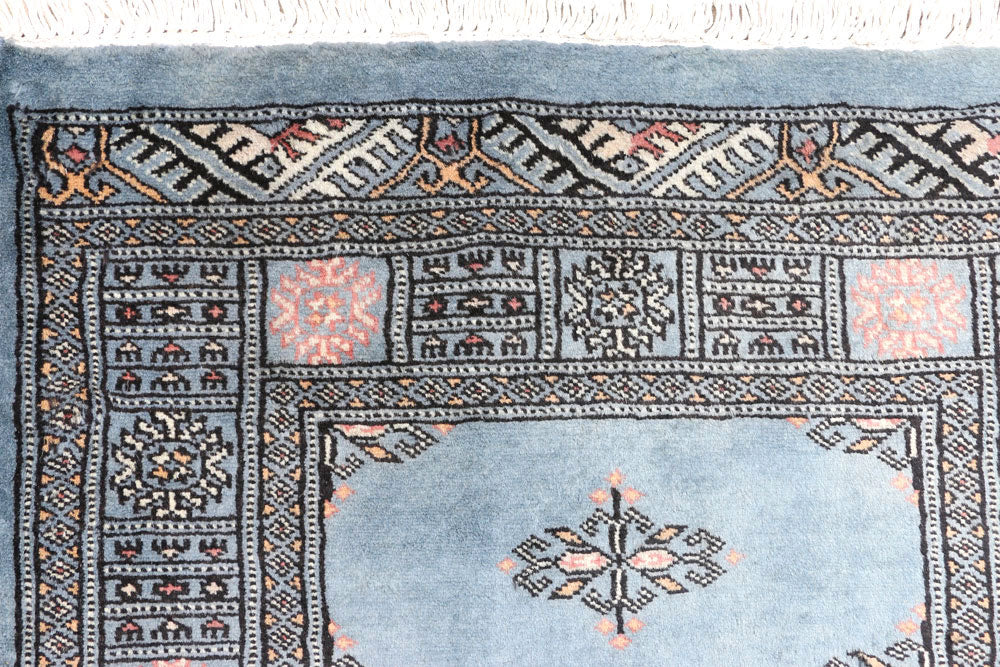 Light Slate Grey Butterfly 2' 7 x 6' 2 - No. 45139 - ALRUG Rug Store