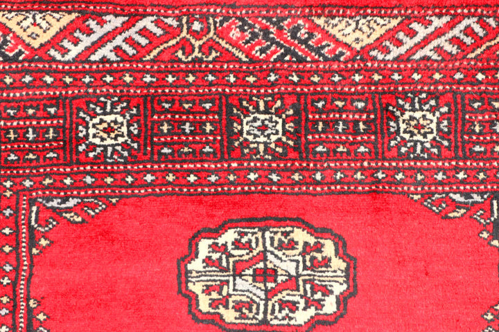 Red Bokhara 2' 7 x 6' 4 - No. 45143 - ALRUG Rug Store