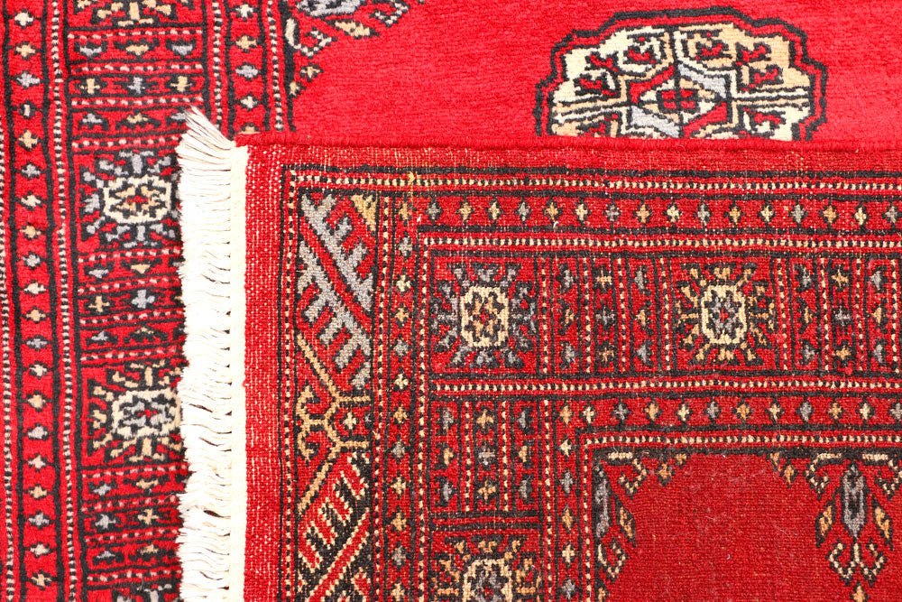 Red Bokhara 2' 7 x 6' 4 - No. 45143 - ALRUG Rug Store