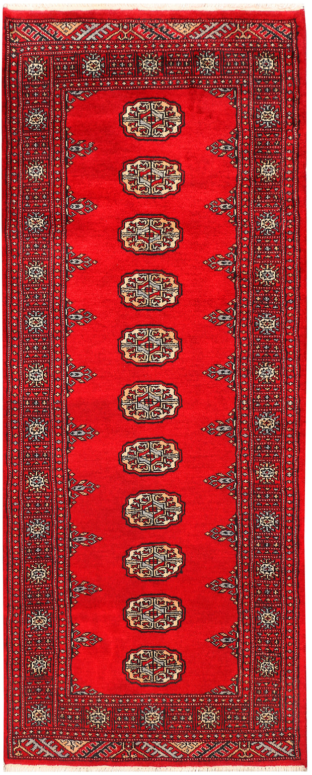 Red Bokhara 2' 7 x 6' 4 - No. 45143 - ALRUG Rug Store