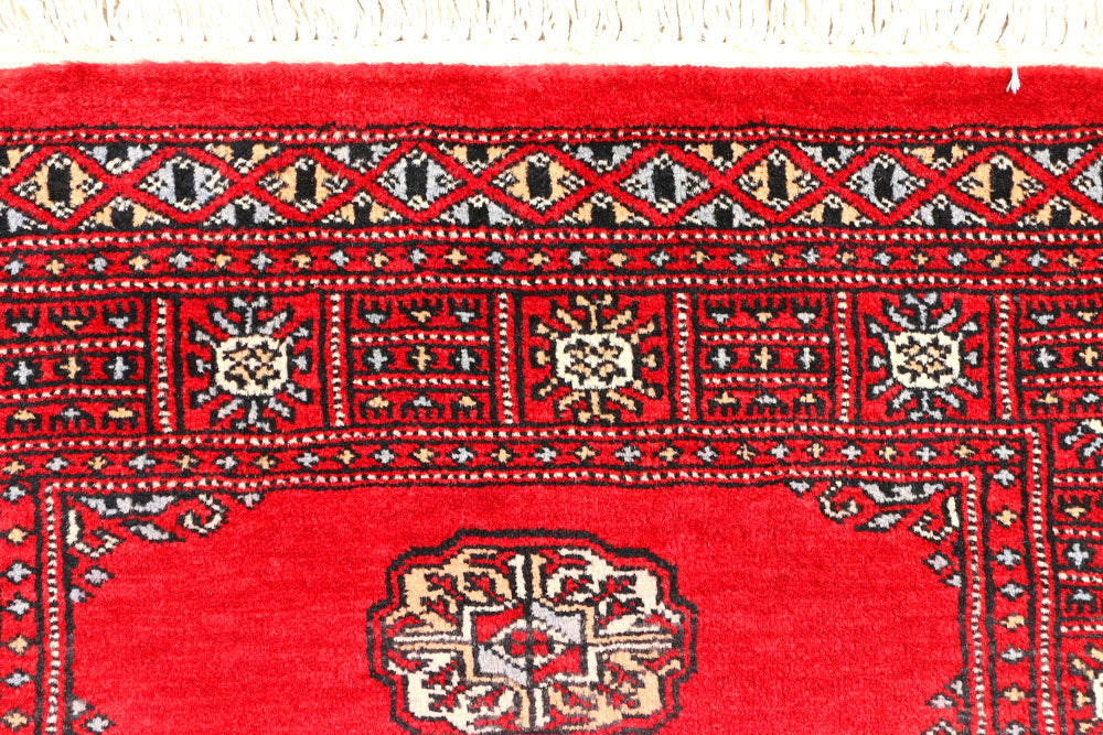 Red Bokhara 2' 7 x 6' 3 - No. 45145 - ALRUG Rug Store