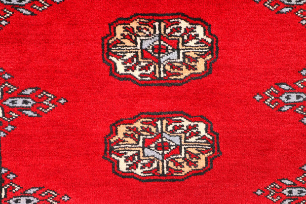 Red Bokhara 2' 7 x 6' 3 - No. 45145 - ALRUG Rug Store