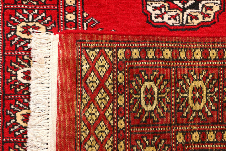 Red Bokhara 2' 7 x 8' - No. 45146 - ALRUG Rug Store