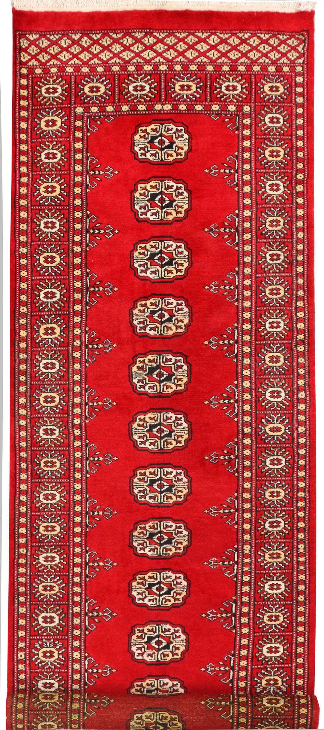Red Bokhara 2' 7 x 8' - No. 45146 - ALRUG Rug Store