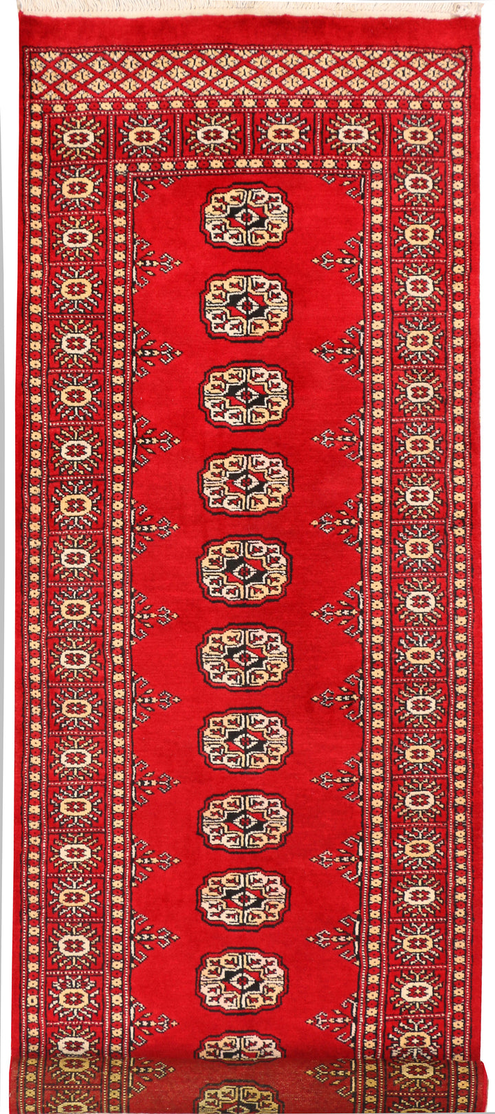 Red Bokhara 2' 7 x 8' - No. 45146 - ALRUG Rug Store