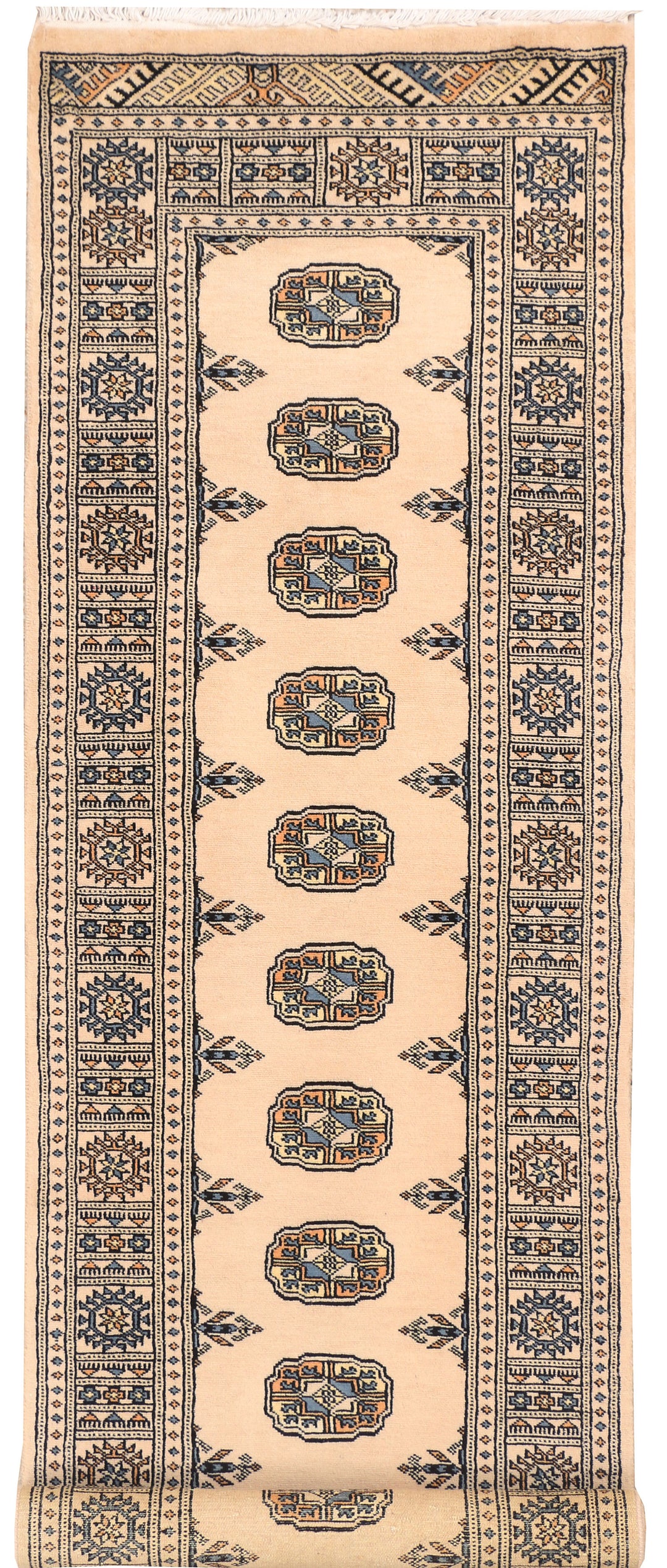 Wheat Bokhara 2' 5 x 8' 4 - No. 45148 - ALRUG Rug Store