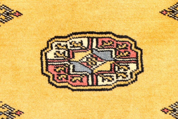 Gold Bokhara 2'  8" x 7'  11" - No. QA10028