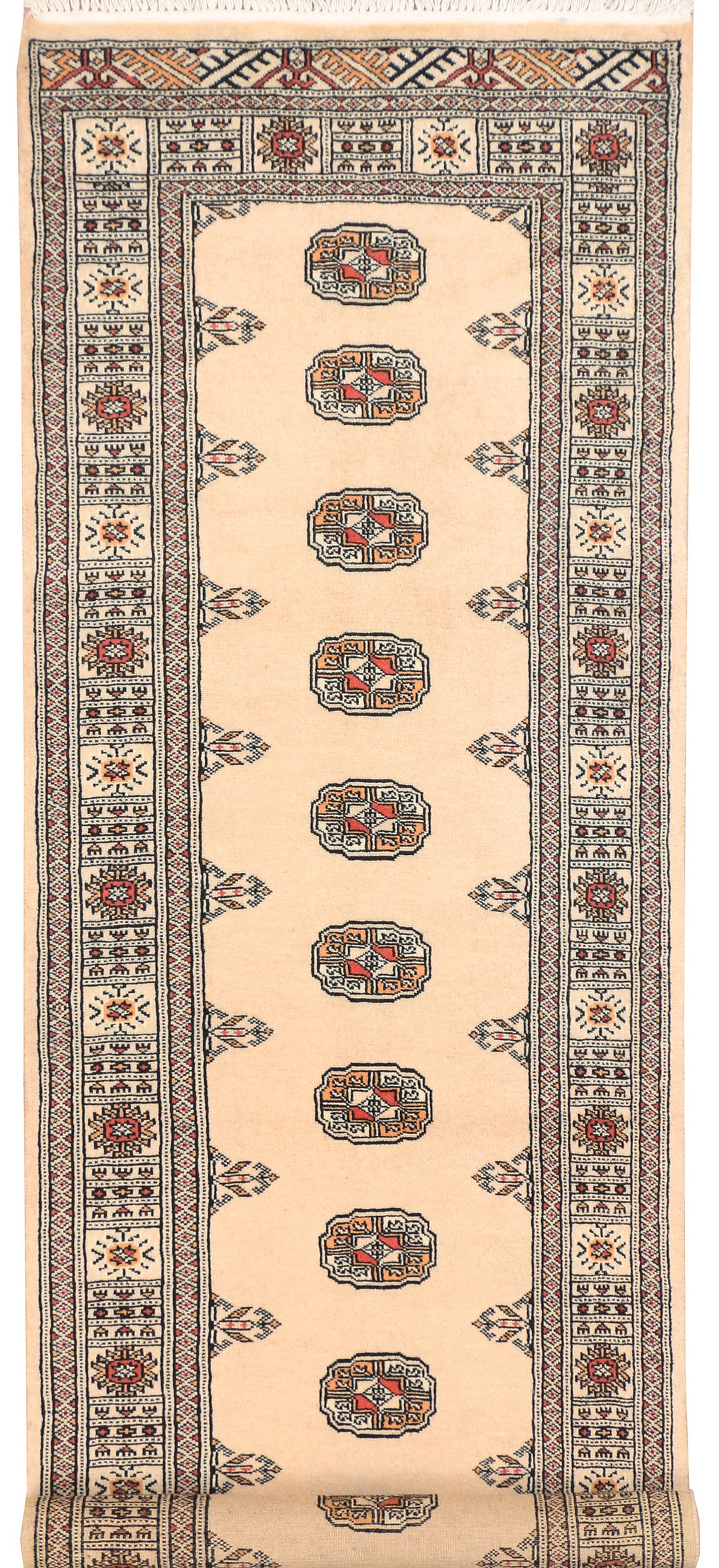 Bisque Bokhara 2' 7 x 8' - No. 45173 - ALRUG Rug Store