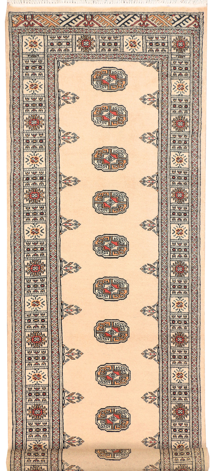 Bisque Bokhara 2'  7" x 8' " - No. QA21334