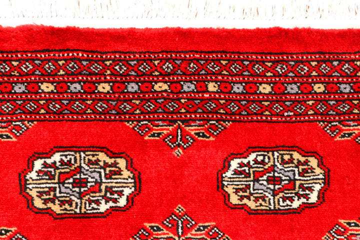 Dark Red Bokhara 2' 7 x 7' 10 - No. 45174 - ALRUG Rug Store