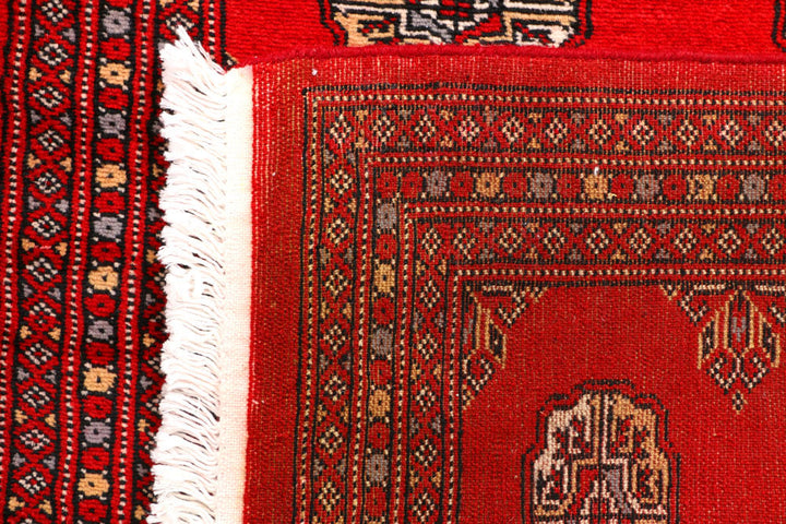Dark Red Bokhara 2' 7 x 7' 10 - No. 45174 - ALRUG Rug Store