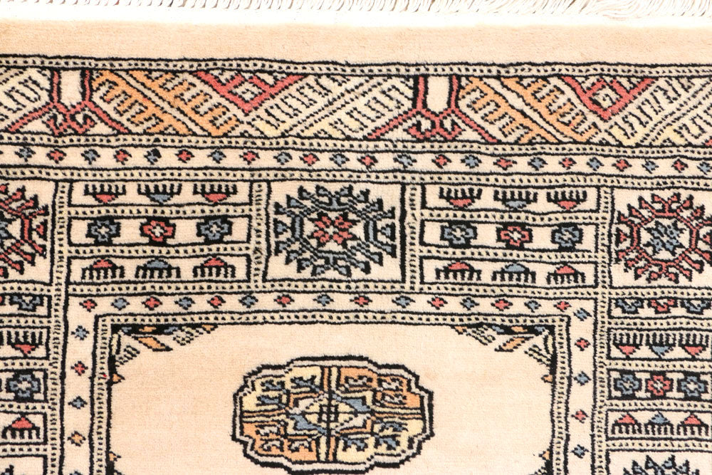 Ivory Bokhara 2' 6 x 7' 11 - No. 45189 - ALRUG Rug Store