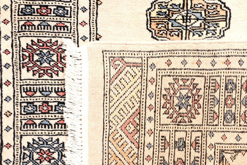 Ivory Bokhara 2' 6 x 7' 11 - No. 45189 - ALRUG Rug Store