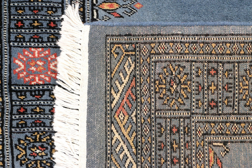 Steel Blue Butterfly 2' 6 x 7' 9 - No. 45205 - ALRUG Rug Store