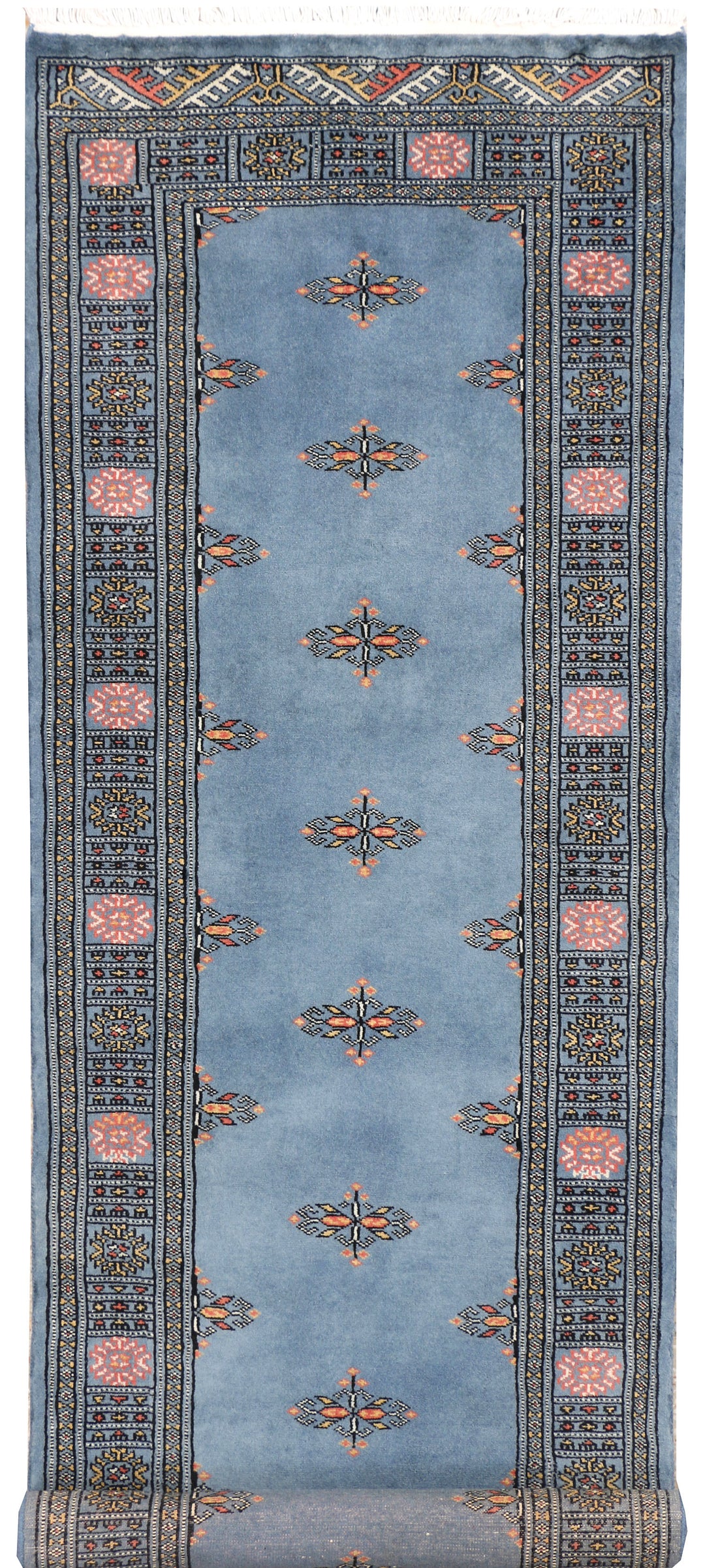 Steel Blue Butterfly 2' 6 x 7' 9 - No. 45205 - ALRUG Rug Store