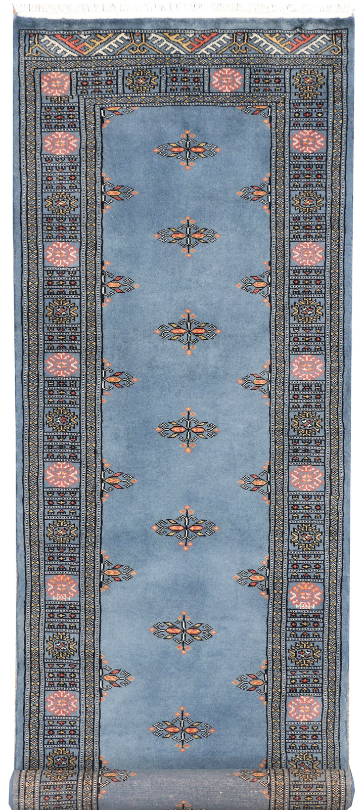 Steel Blue Butterfly 2' 6 x 7' 9 - No. 45205 - ALRUG Rug Store