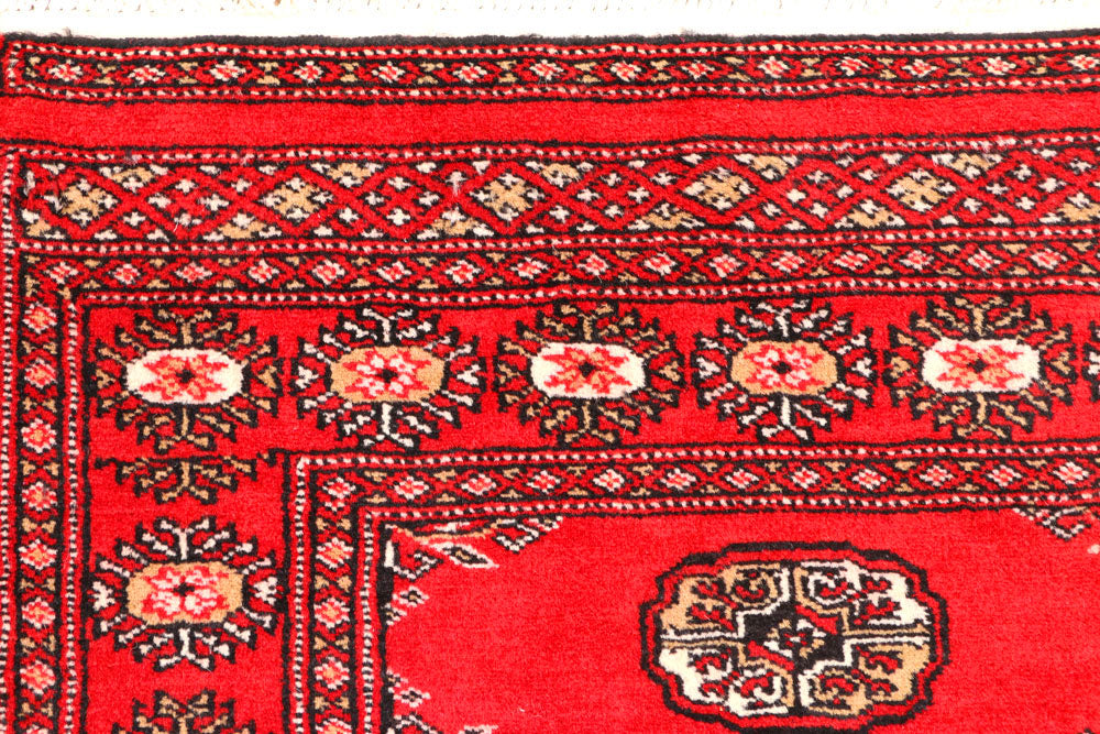 Red Bokhara 2' 8 x 7' 6 - No. 45206 - ALRUG Rug Store
